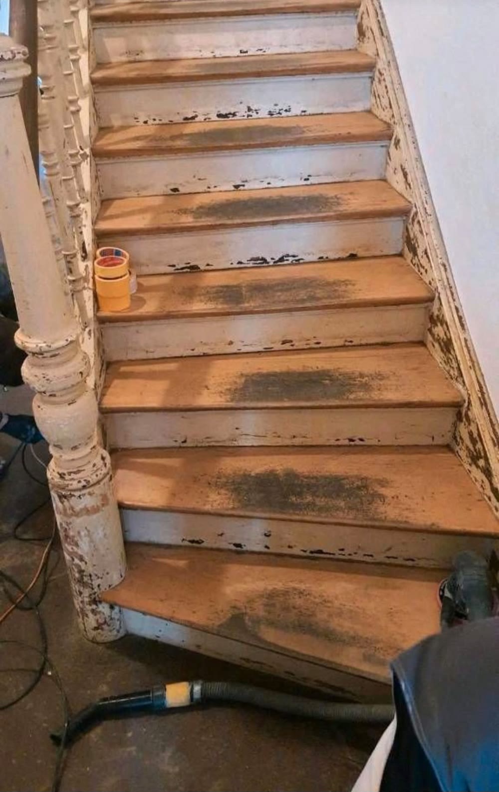 Treppe vorher